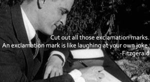 I don't know what he's talking about. I'm hilarious.